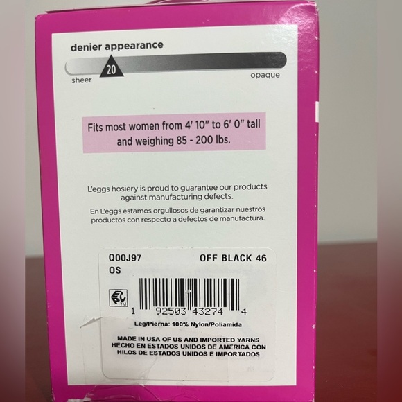 Everyday Off Black Knee Highs - 10 Pair - Picture 2 of 2